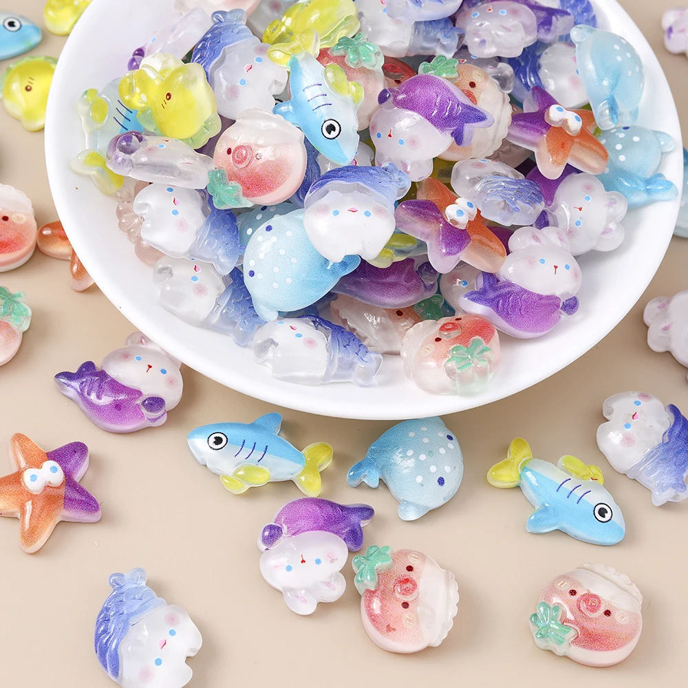 Resin Art Bali - Leslie 15 peças de Pingentes Fofos