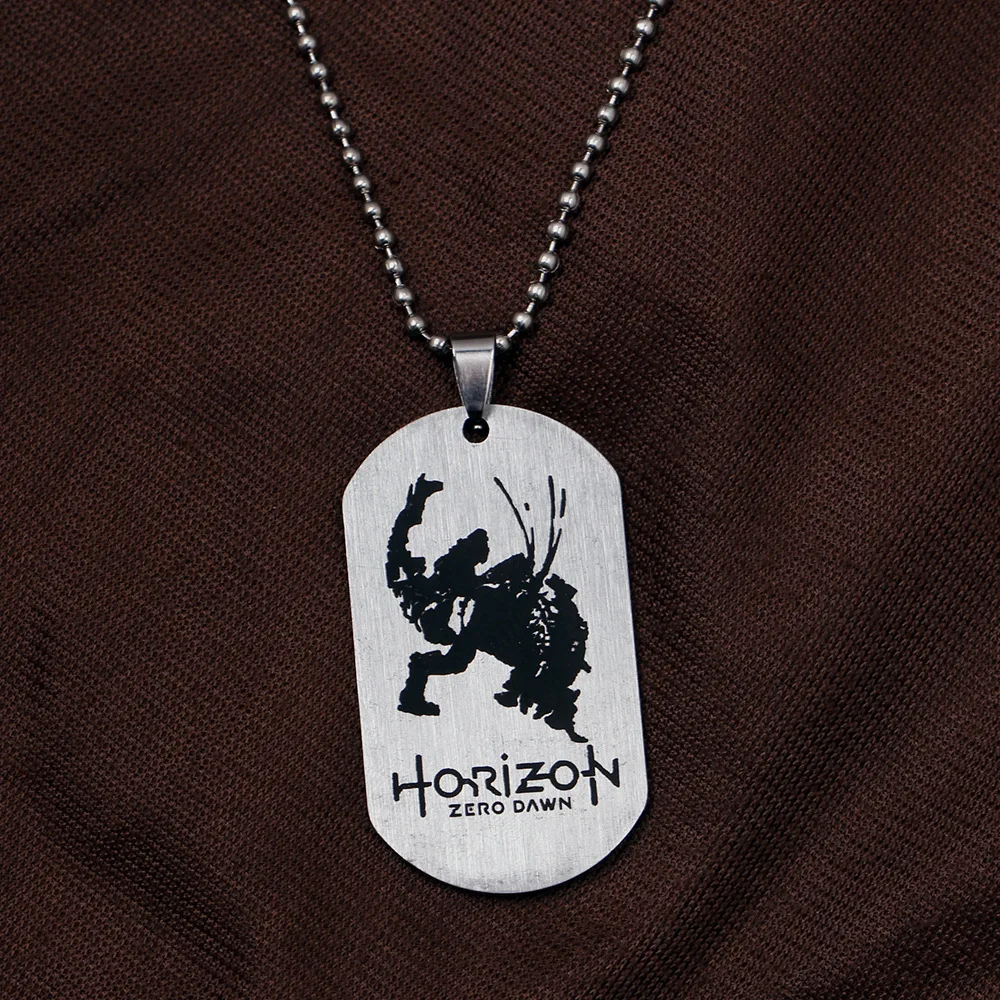 Horizon Zero Dawn Stainless Steel Monster Pendant Necklace for Men Women High Quality Chain Necklaces Unisex Party Jewelry Gift