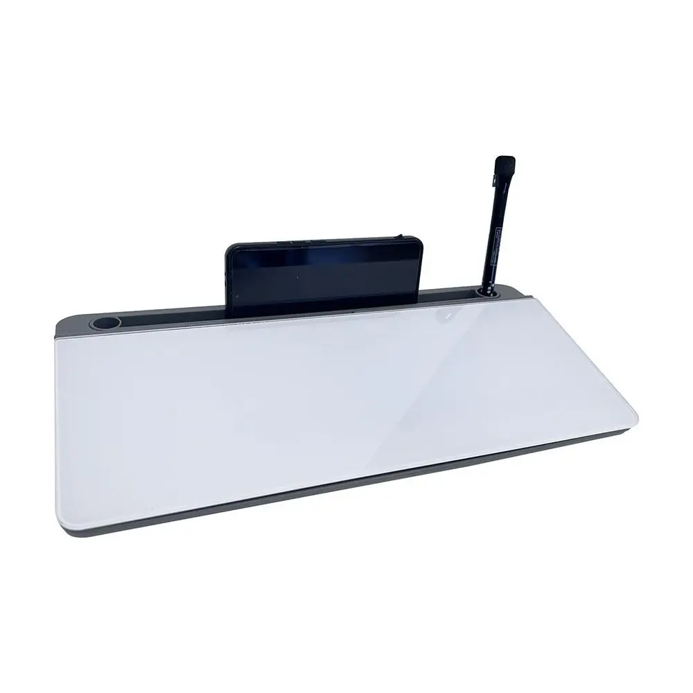Hot Glass Desk Whiteboard Plastic With Storage Storage Whiteboard Household Tempered Message Board Desktop