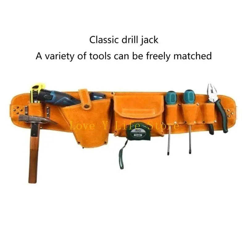 L74C Electricians Pack Waist Repair riparazione in pelle Hardware Borsa stoccaggio per uomini