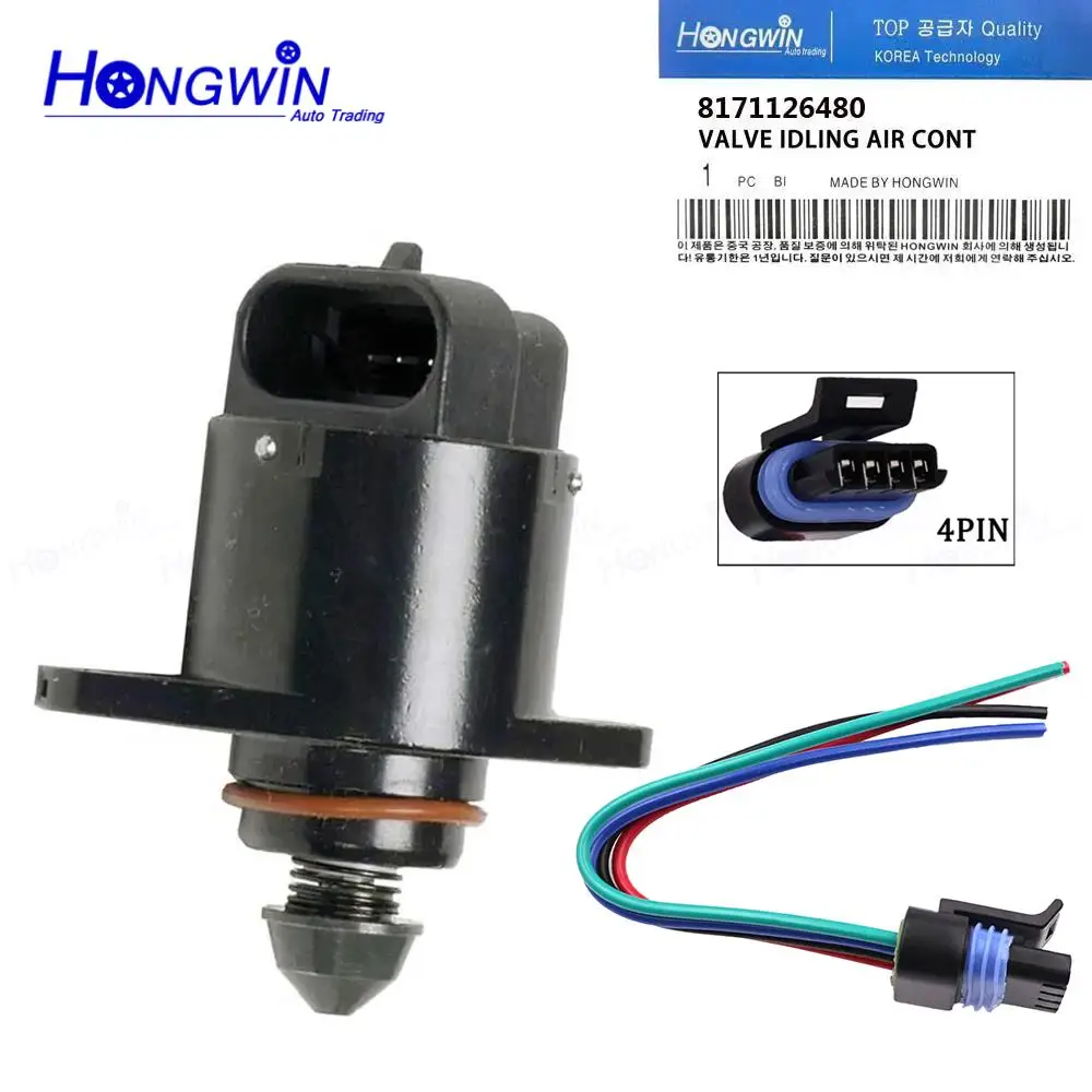 Válvula de Control de aire en ralentí 8171126480, compatible con Chevy Astro GMC Safari Isuzu Trooper Rodeo 17112648 , 4713876, 5277374 AC75