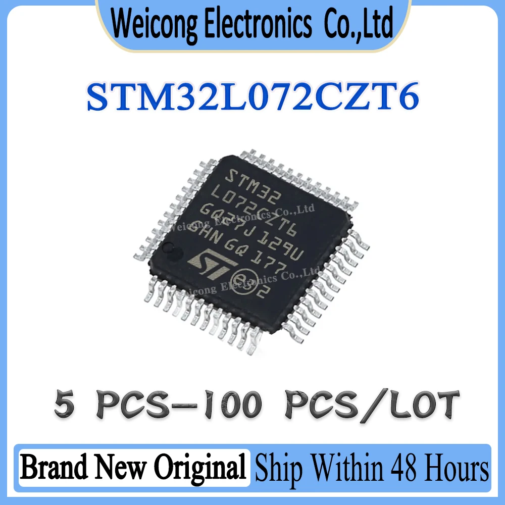 New Original STM32L072CZT6 STM32L072CZT STM32L072CZ STM32L072C STM32L072 STM32L STM32 STM IC MCU Chip LQFP-48