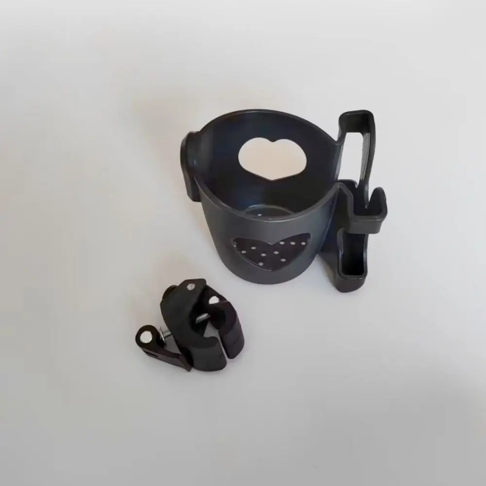 Portabicchieri per passeggino Portabottiglie per carrozzina 2 in 1 Portabottiglie per latte Porta cellulare multifunzione bianco nero