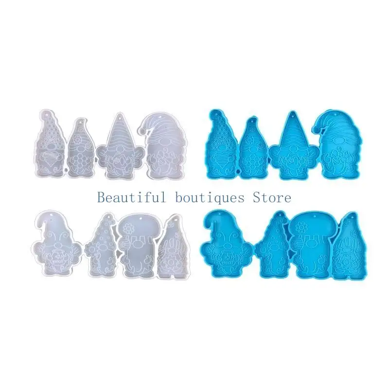 

U4LF DIY Santa Little Gnome Силиконовая эпоксидная плесень