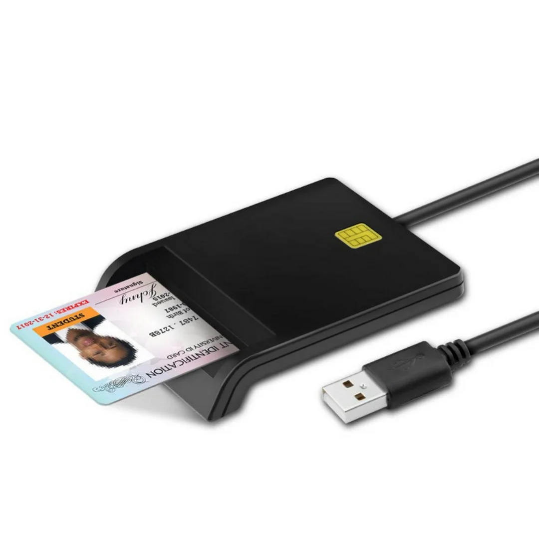 USB2.0 Sim Smart Card Reader For Bank Card IC / ID Card Reader USB Smart Card Reader for Windows 7 8 10 Linux OS ﻿