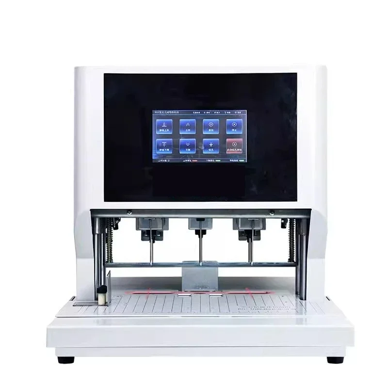 Upgrade 6350A Special Punching Machine For The Cover Of Wire Wound Leather Archives