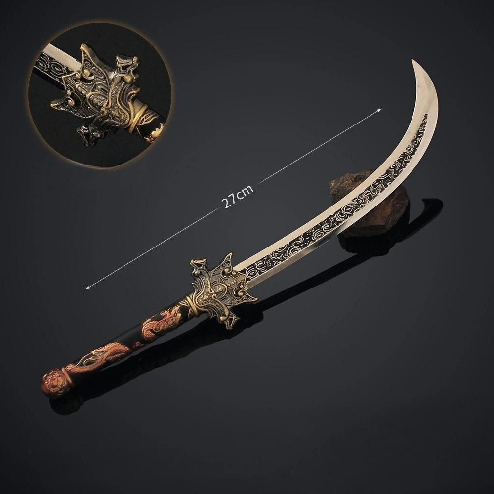 Fengshen Twelve Divine Sword Game Peripheral Muzha Wu Gou Sword weapons Model Ancient Swords Collectible Ornament Gift for Boys