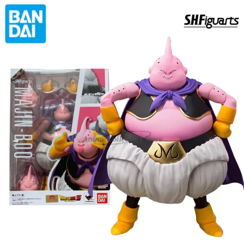 

In Stock 100% Original BANDAI S.H.Figuarts Majin Buu Good Action Figure Toys Anime Dragon Ball Z Movable Joint PVC Model