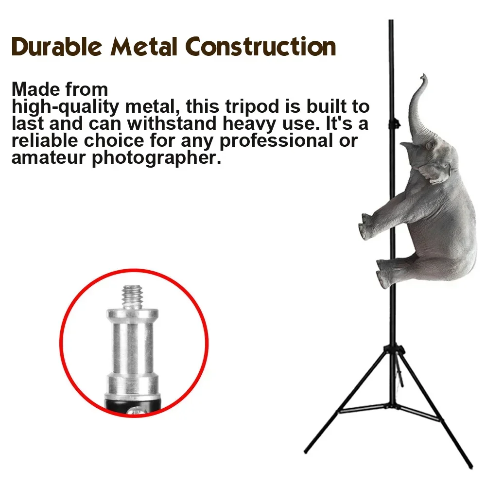 UEGOGO 110 سنتيمتر البث المباشر ترايبود الهبوط نوع كاميرا مرساة Selfie ضوء الإطار المعادن ميزان الحرارة حامل تمديد أنبوب to149cm