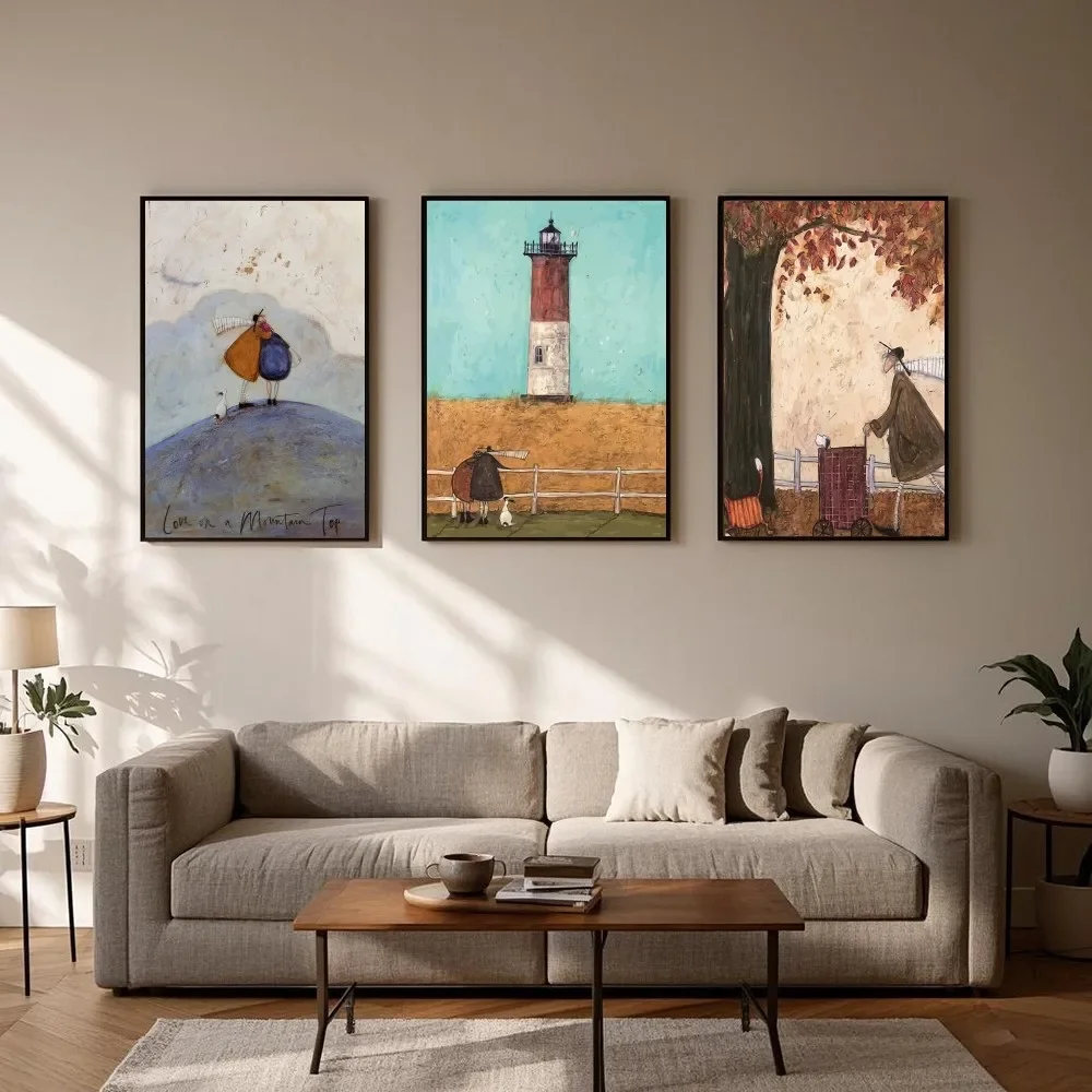 (No frame)Sam Toft Abstract Movie Poster HD art sticky wall waterproof home living room bedroom bar aesthetic decoration