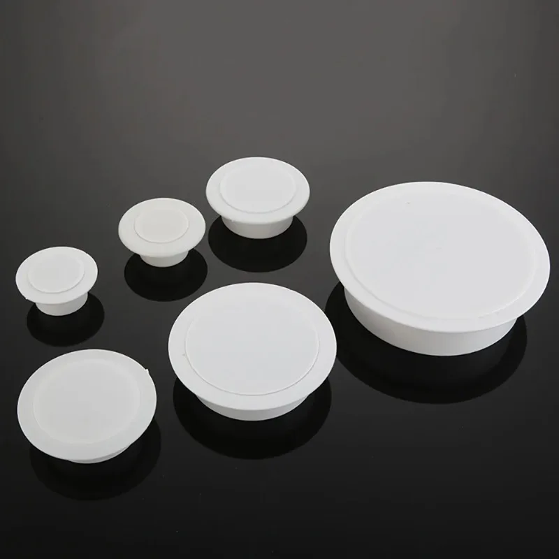 Separable Wall Hole Decorative Cover Protective Vents Decor Cap PP Plastic Plug 40 50 60 70 80 100mm Junction Box Outlet Cover