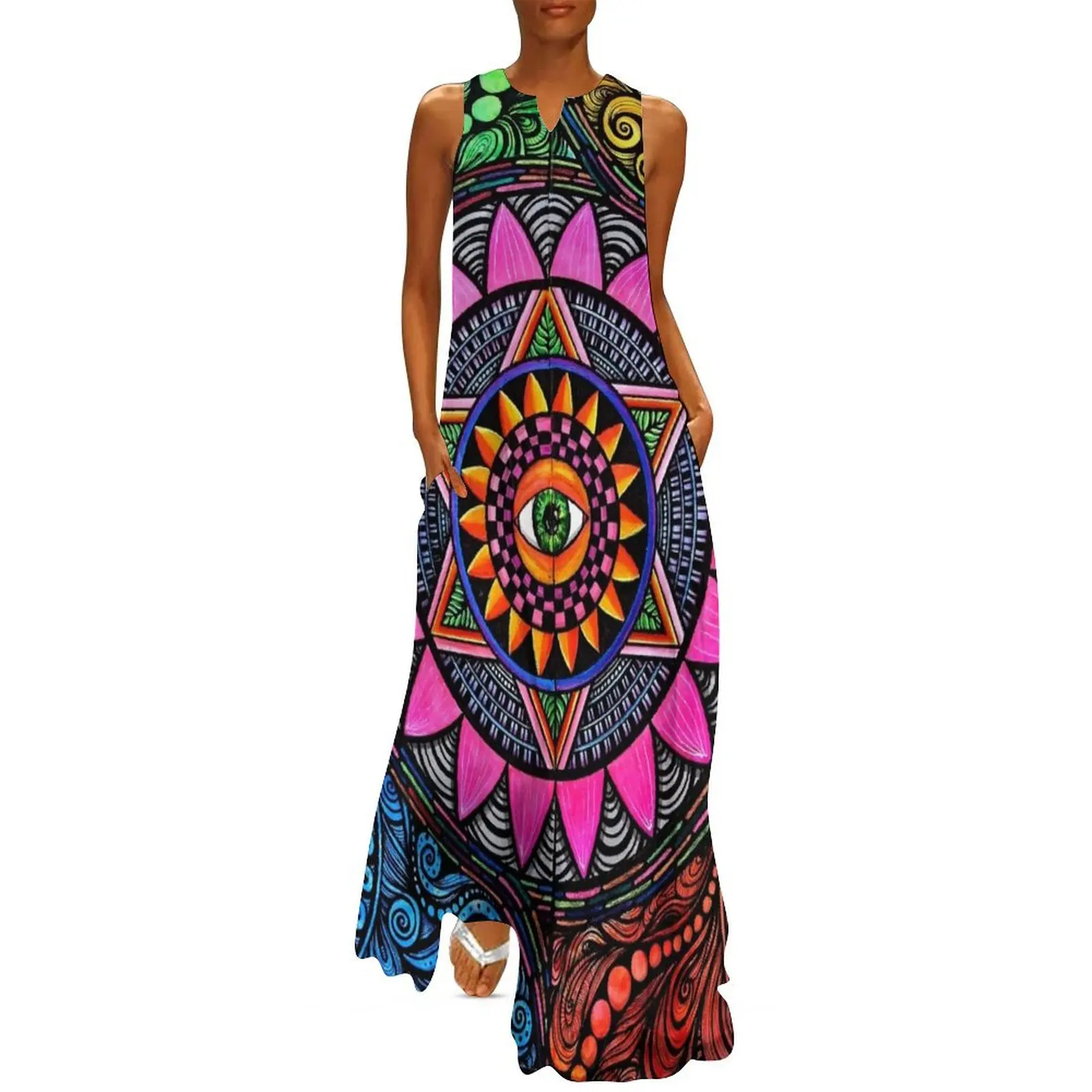 Earth, Wind, Fire, Water and Spirit Long Dress Women's summer dresses prom dress womens dress summer woman 2025