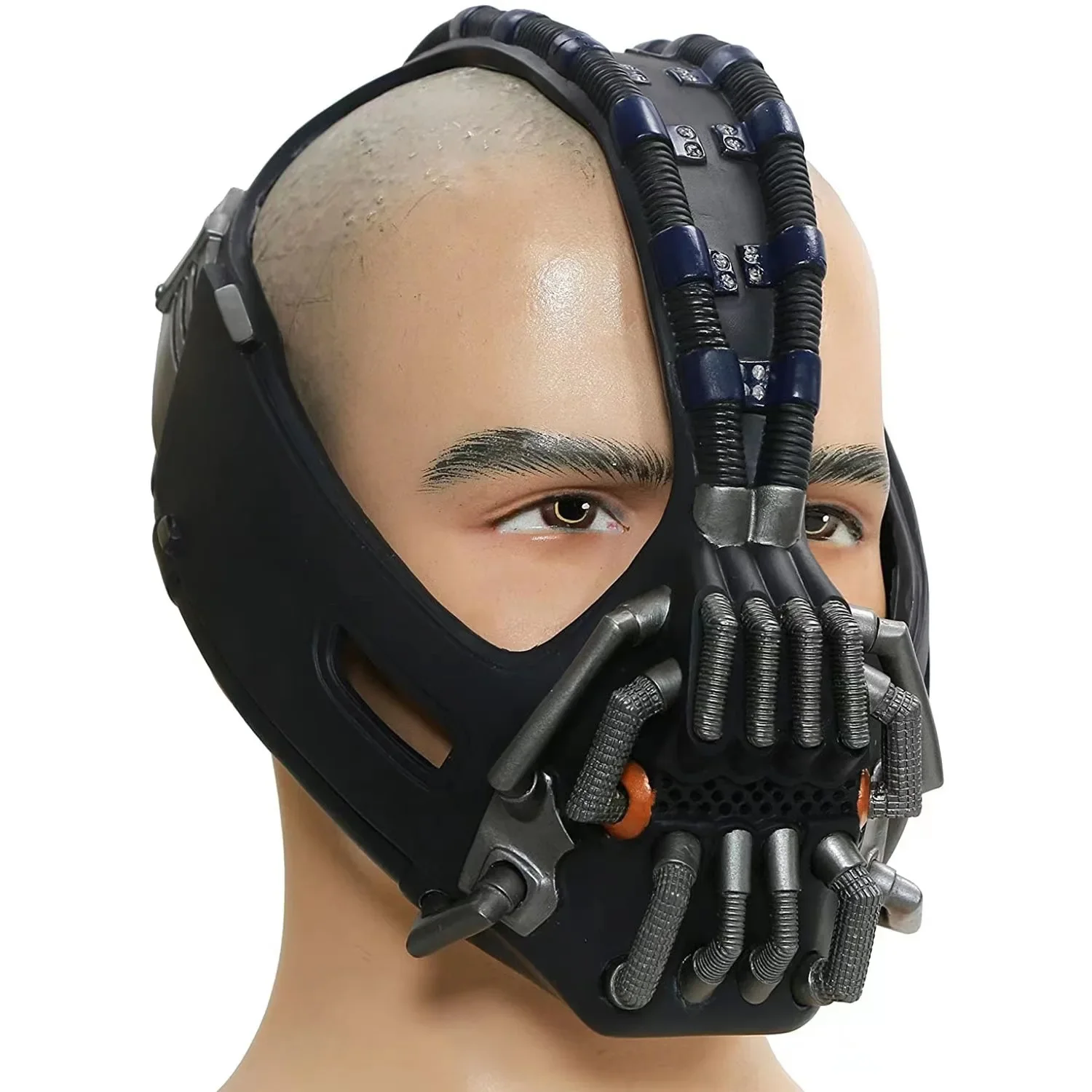 

Horror Role Play Head Cover Clothing Bane Mask Movie The Dark Knight Cosplay Latex Mask Halloween Party Adult Helmet