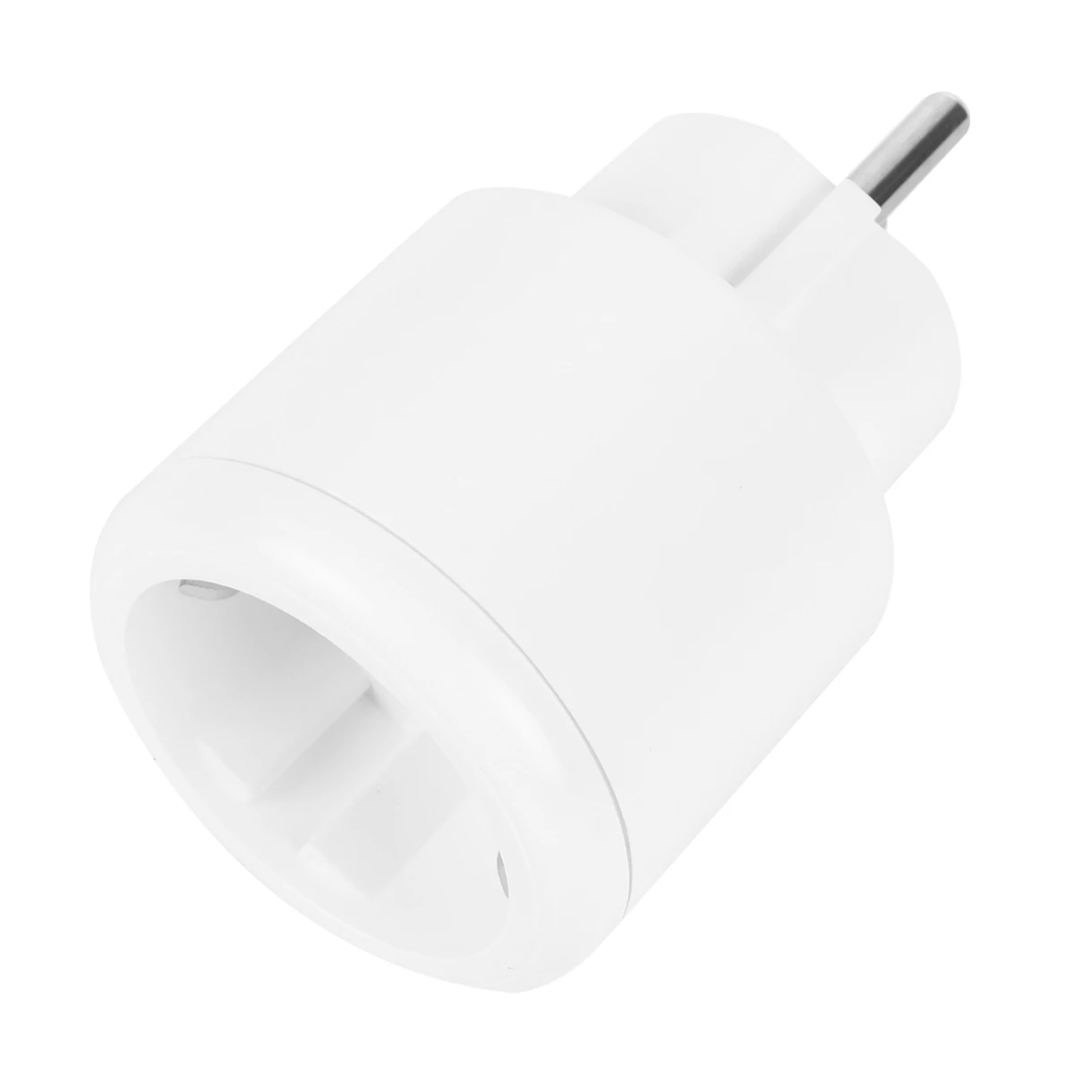 

Smart Wifi Plug Socket Wireless Remote Control App Energy Monitoring Timer Function White Compatible With Multiple Devices Smart