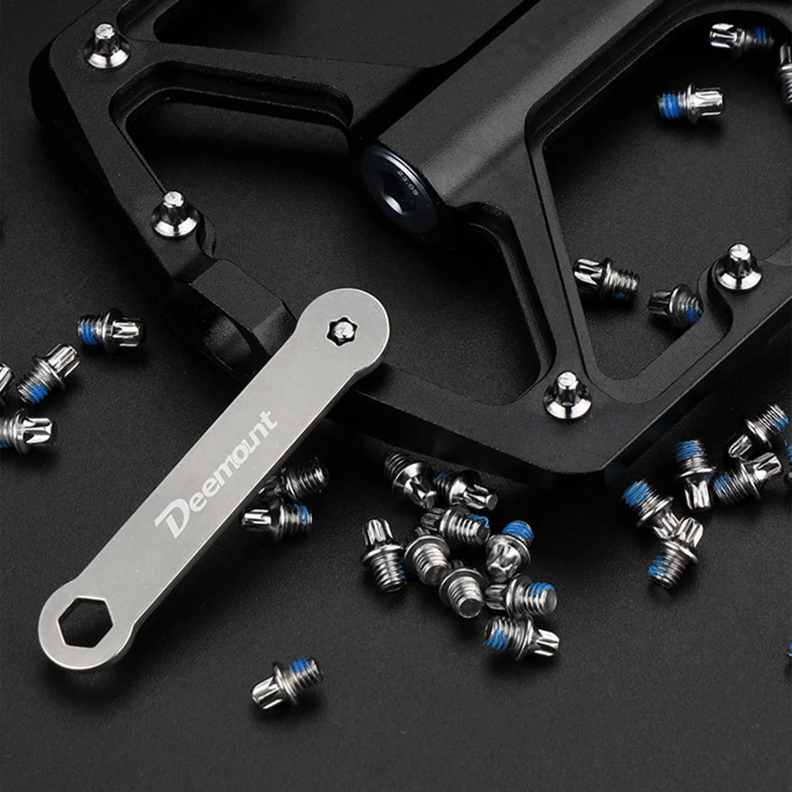 M4 Flat Head Bike Pedal Screws Bicycle Pedal High-Strength M4 Flat Head Bolts For Secure Bicycle Pedal Attachment