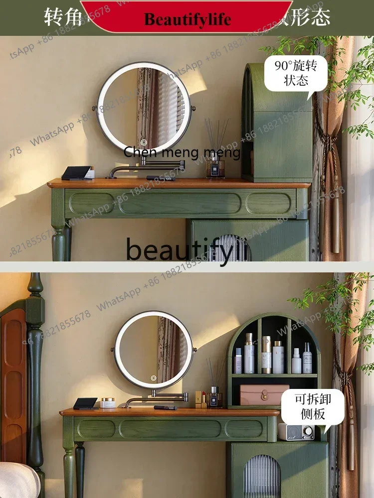 

Спальня во французском средневековом стиле для небольшой квартиры, светлый роскошный комод высокого класса, встроенный комод