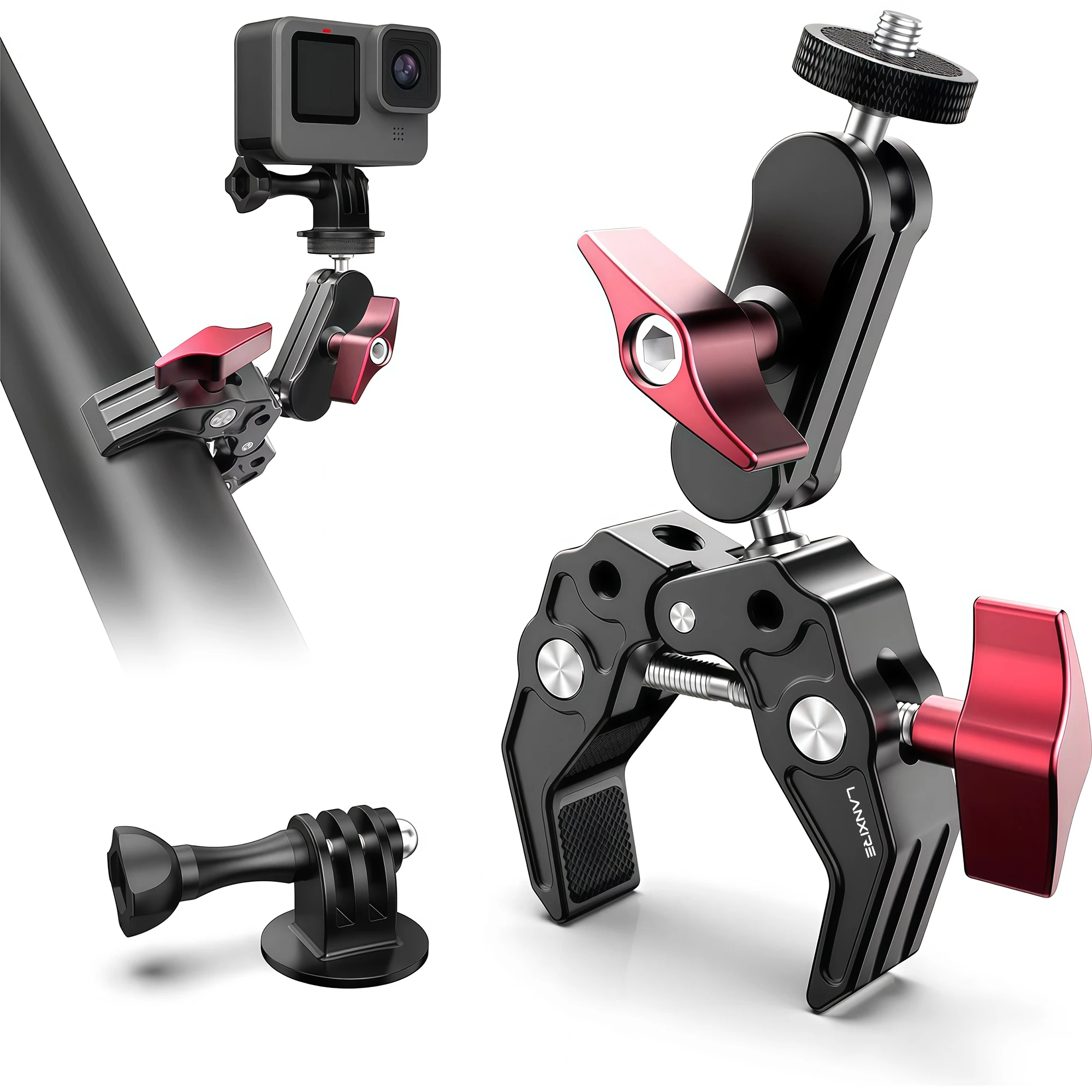 Lanxire UTV/ATV Camera Mount for 1.75 -2