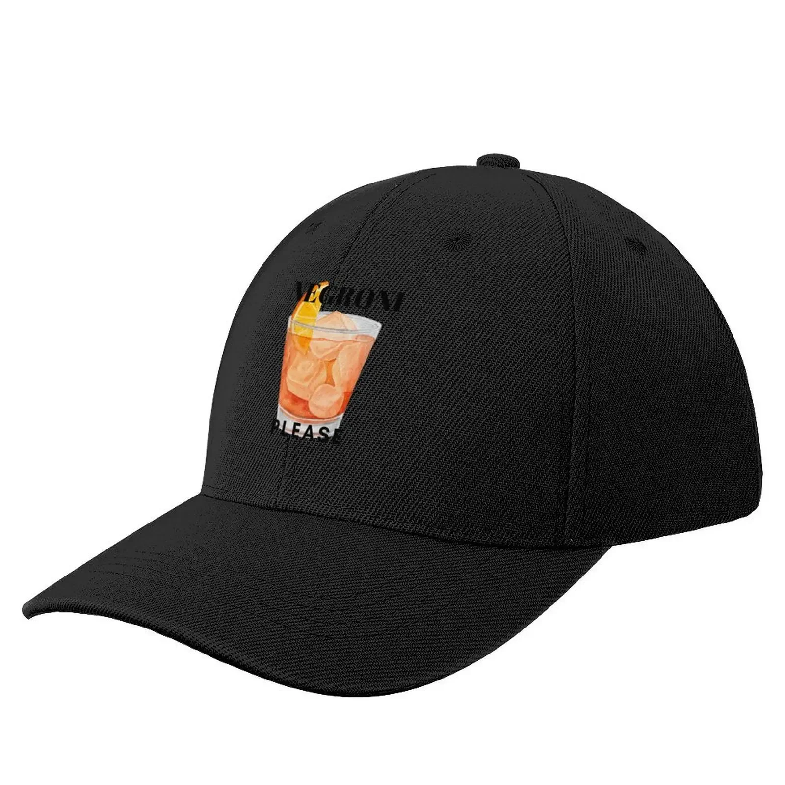 

Negroni Drink Baseball Cap black Golf Hat Man Luxury Brand western Hat Women's Beach Visor Men's