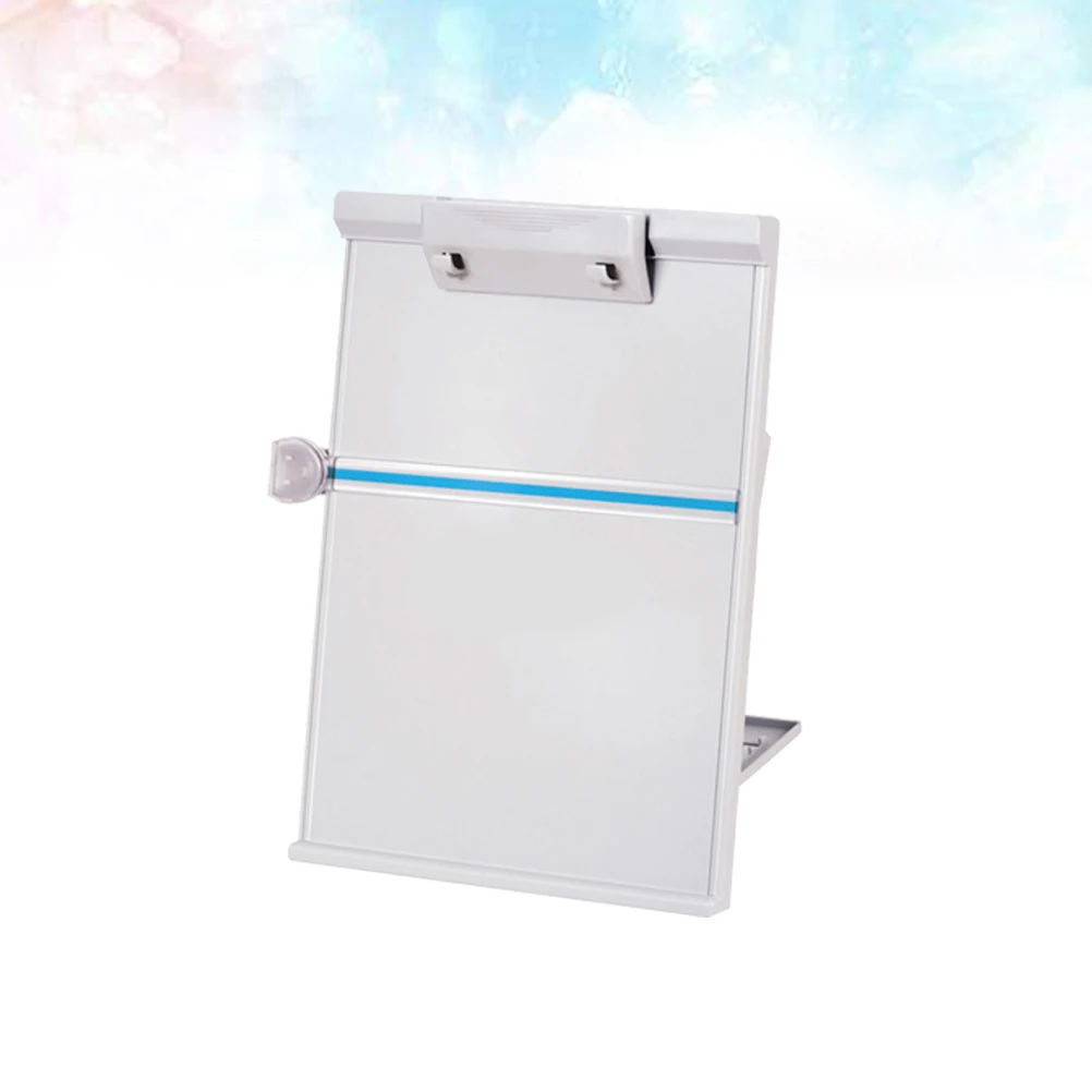

Adjustable Document Rack Book Stand Textbook Holder Computer Light Grey Notebook