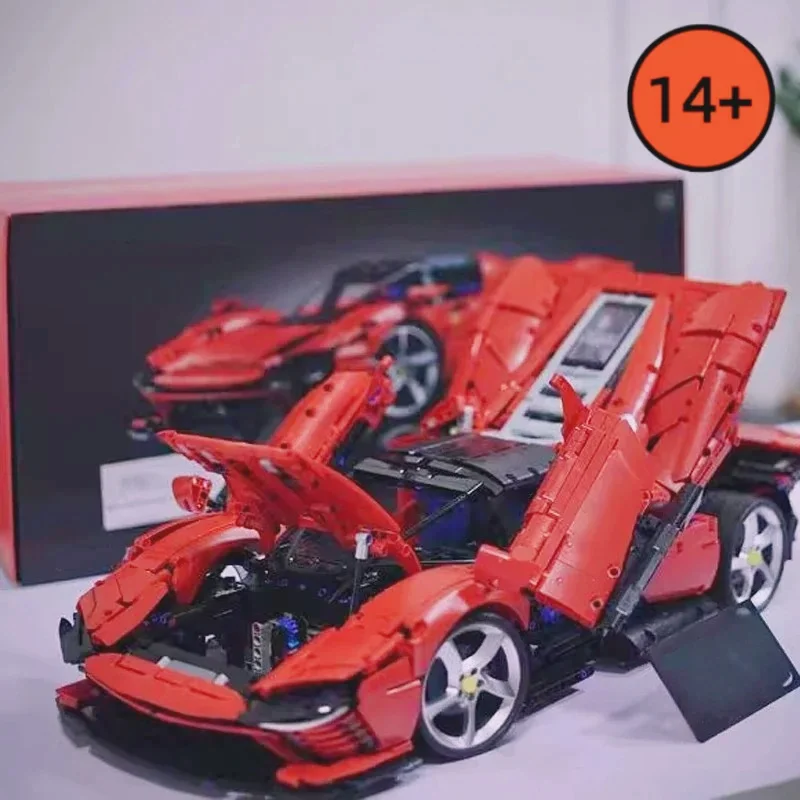 Technical Sport Car Model Bricks Building Blocks 3778PCS Daytona SP3 Supercar Toys Creative Funs Home Ornament Birthday Gifts