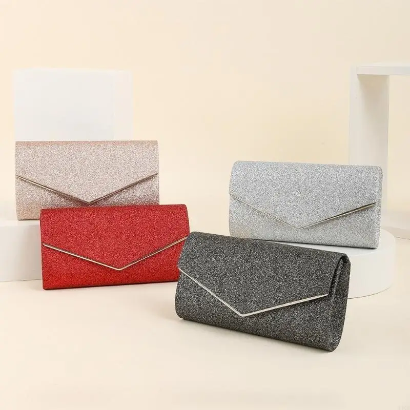 

340D Lady Purse Wedding Clutches Handbag for Women Shoulder Crossbody Bags with Chain