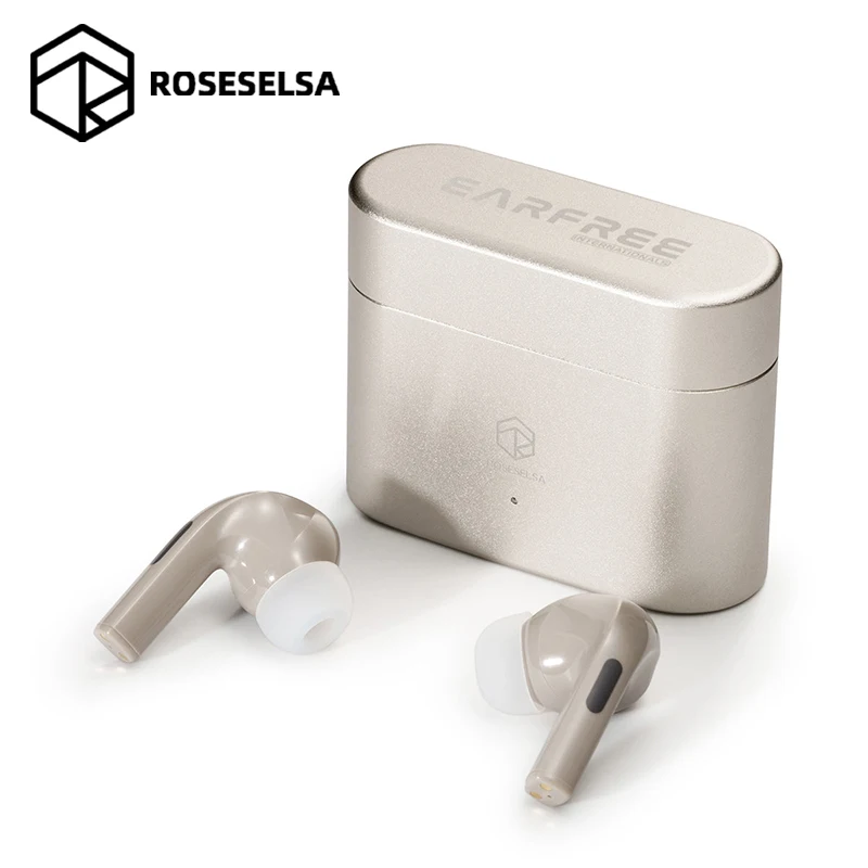 

ROSESELSA Earfree i5 Earphones TWS Wireless Bluetooth Headphones 48dB Active Noise Cancellation Earbuds HiFi LDAC Headse Gamert