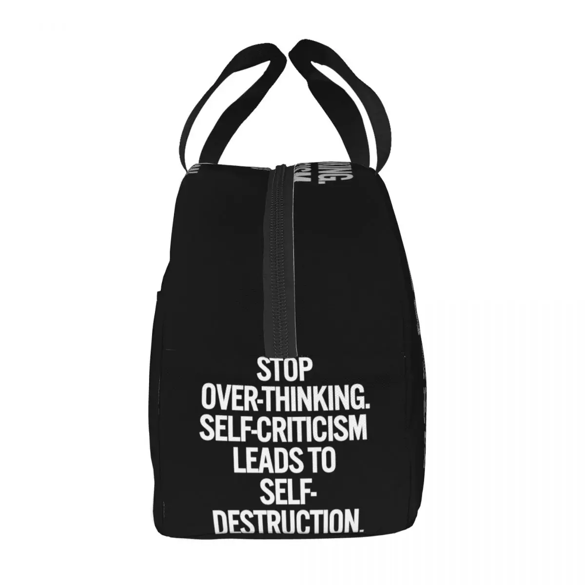 Custom Msi Mindless Hip Hop Punk Rock Self Indulgence Lunch Bag Women Warm Cooler Insulated Lunch Boxes for Children School