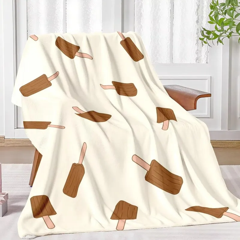 Popsicle Gifts Blanket Ice Cream Throw Blanket Flannel Popsicle Ice Cream Blanket Gifts Birthday Christmas