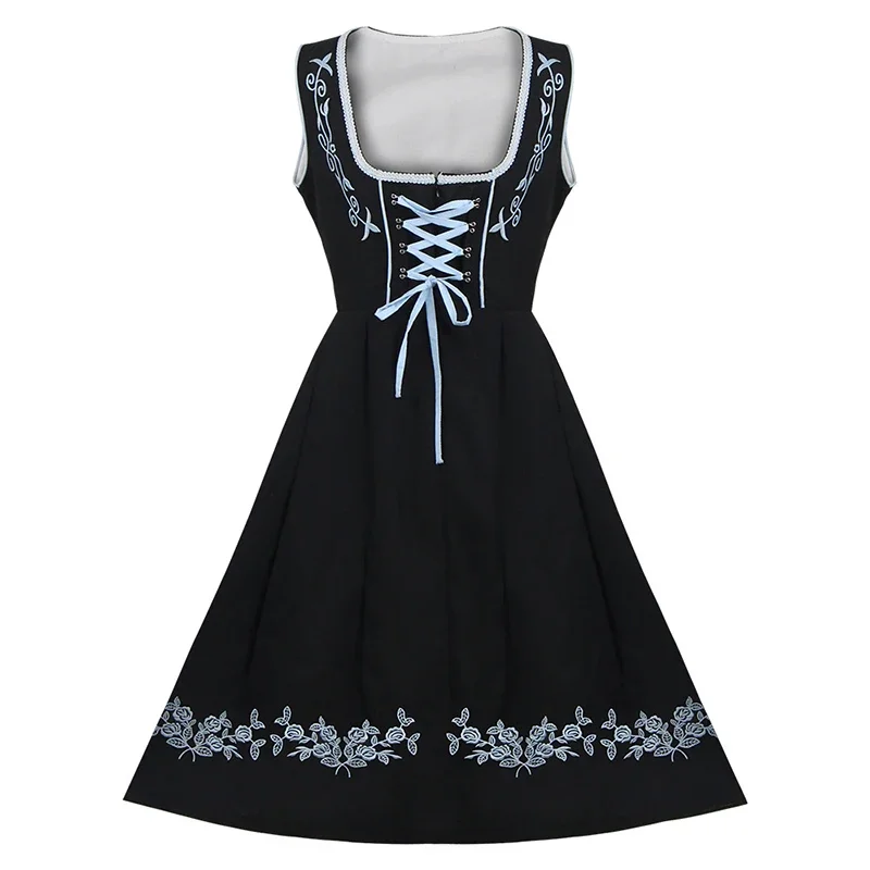 German Beer Festival Costume Halloween Adult Women Dress Oktoberfest Uniform Fancy Party Cosplay Dress