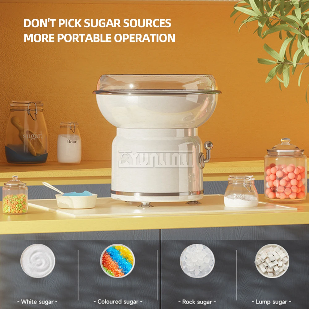 Huishoudelijke Elektrische Suikerspin Maker Machine DIY kinderen Gift Automatische Mini Suikerspin Machine Maquina Algodao Doce