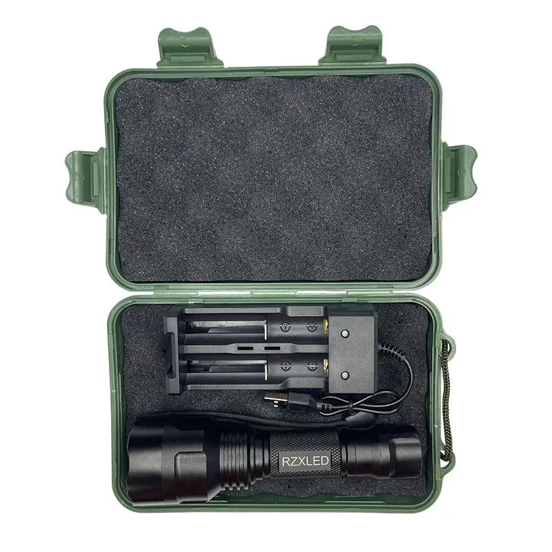 

Hot Selling Aluminum Zoomable 270nm 275nm 280nm UVC LED Flashlight Powerful Portable 254nm Uv Led Flashlight