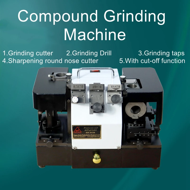 

220V 500W Precision 313A Multifunctional Drill and Milling Cutter Compound Grinding and Sharpening Machine