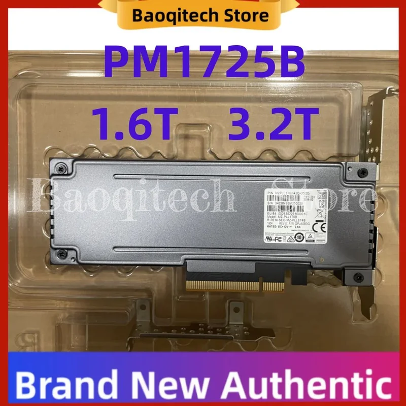 Brand new original PM1725B pm1735 1.6T 3.2T AIC plug-in PCle4.0x8 solid-state drive For HPE Lenovo PM1725b U.2  For Samsung SSD