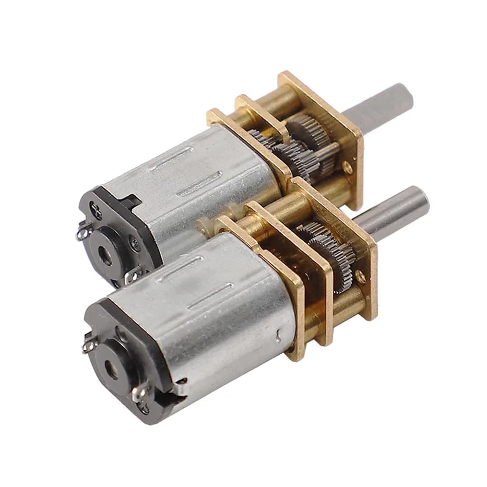 GA12-N20 DC 3V 6V 12V-Micro Motor Full Metal Gearbox Gear Reducer Motor 30RPM 50RPM 60RPM 150RPM 200RPM 300RPM 600RPM 1000RPM