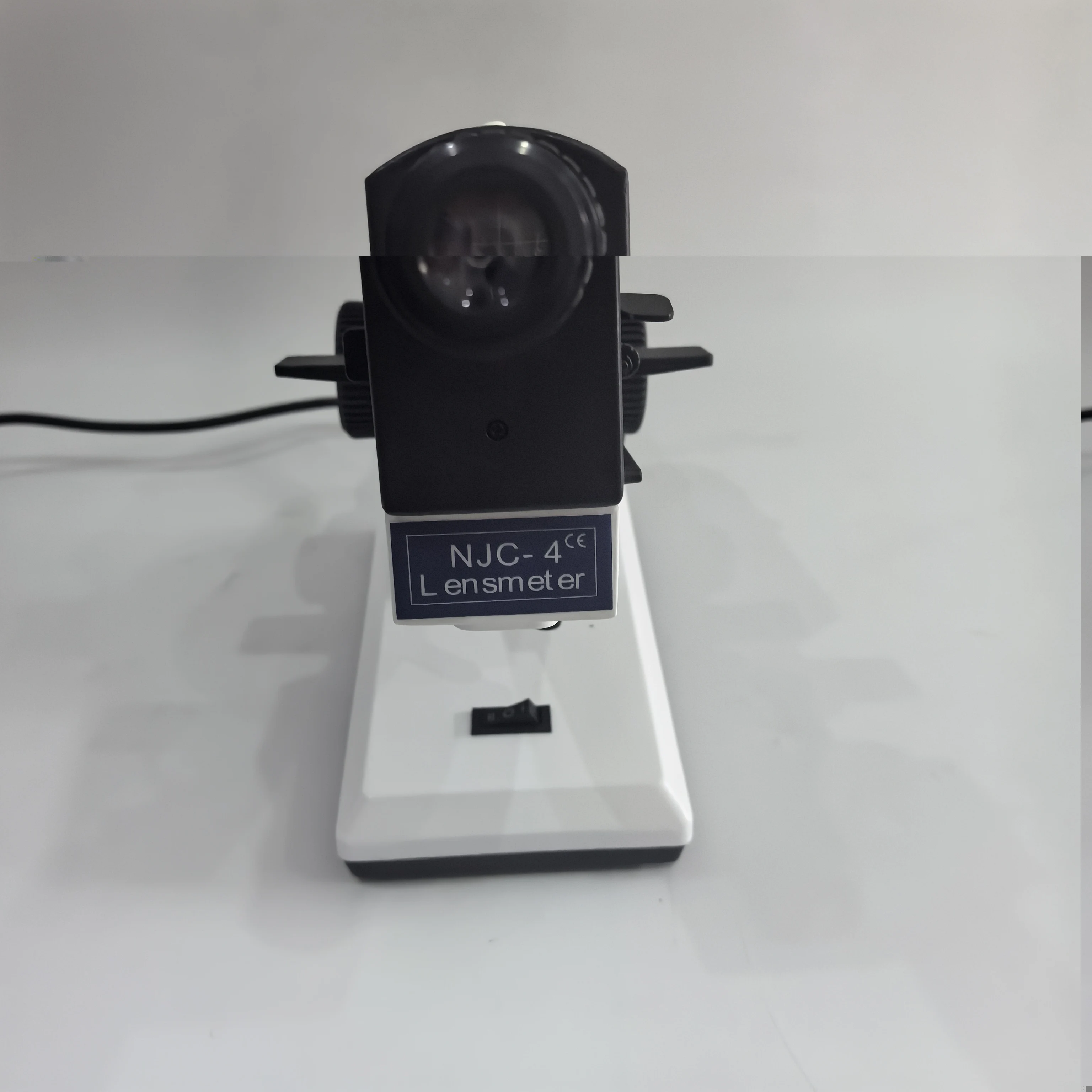 Novo NJC4 Focímetro Óptico Lensômetro Manual Lensmeter AC/DC alimentado Vertometro de leitura externa
