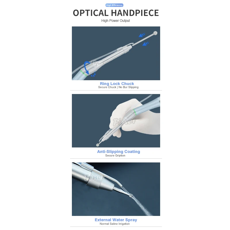 Dental Osteotomy Handpiece 20 Degree Surgical Straight Handpiece for Dental Implant Sinus Lifting Bone ENT Lumbar Surgery