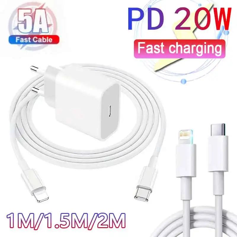 20W PD iPhoen Fast Charging USBC Charger For iPhone 14 13 12 11 Pro Max Mini iPad Tablet Charger XR X XS Fast Charger