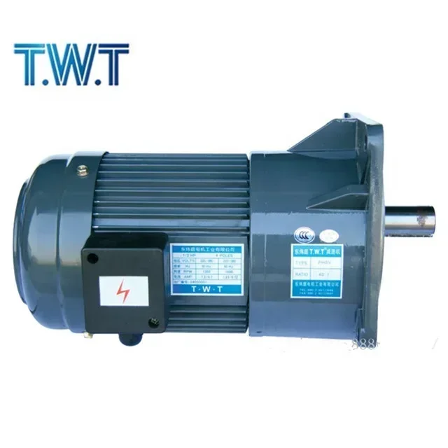 high torque low rpm vertical magnetic brake motor 1/2hp 1hp 2hp 3hp ac electric small gear motor