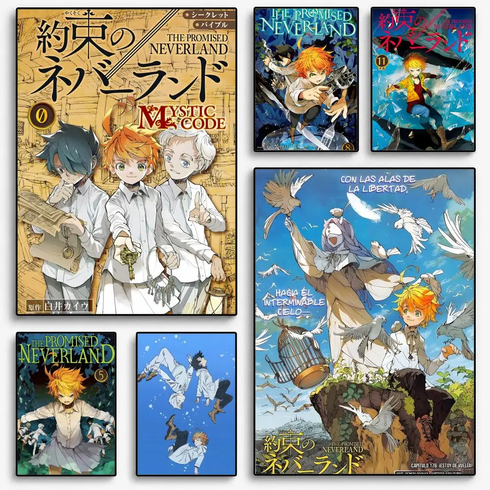 The Promised N-Neverland Poster Room Home Decoration Interior Wall Art Printing Garage Posters Gift