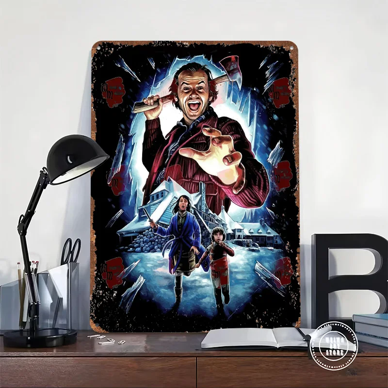 The Shining Tin Poster Customized Wall Art Retro Vintage Metal Signs for Fans Room Bathroom Decor Decoration Home Decorations