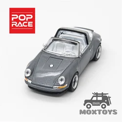 Pop Race 1:64 SINGER TARGA METALLIC GREY Diecast Model Car