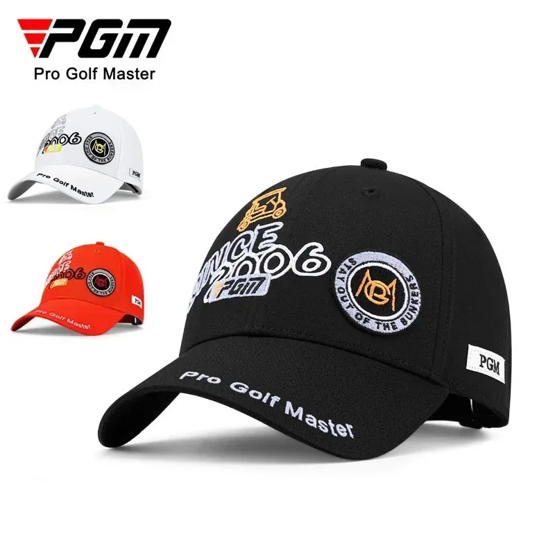 PGM Men's Golf Hat Breathable Fast Drying Sun Hats Sunshade Sunscreen Fashion Embroidery MZ043