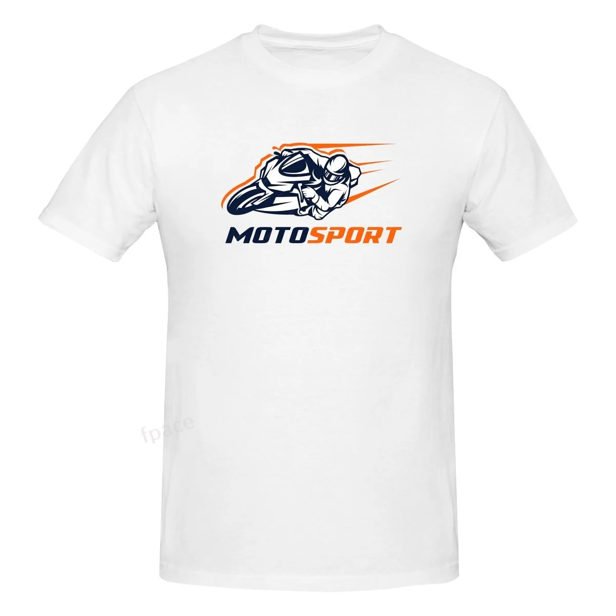 

MOTOSPORT Casual Cotton Summer Men Clothing Tops Men's Basic Short Sleeve T-Shirt