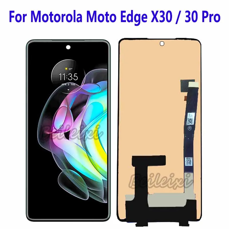 

Для Motorola Moto Edge X30 XT2201-2 LCD дисплей сенсорный экран дигитайзер в сборе для Moto Edge 30 Pro XT2201-6