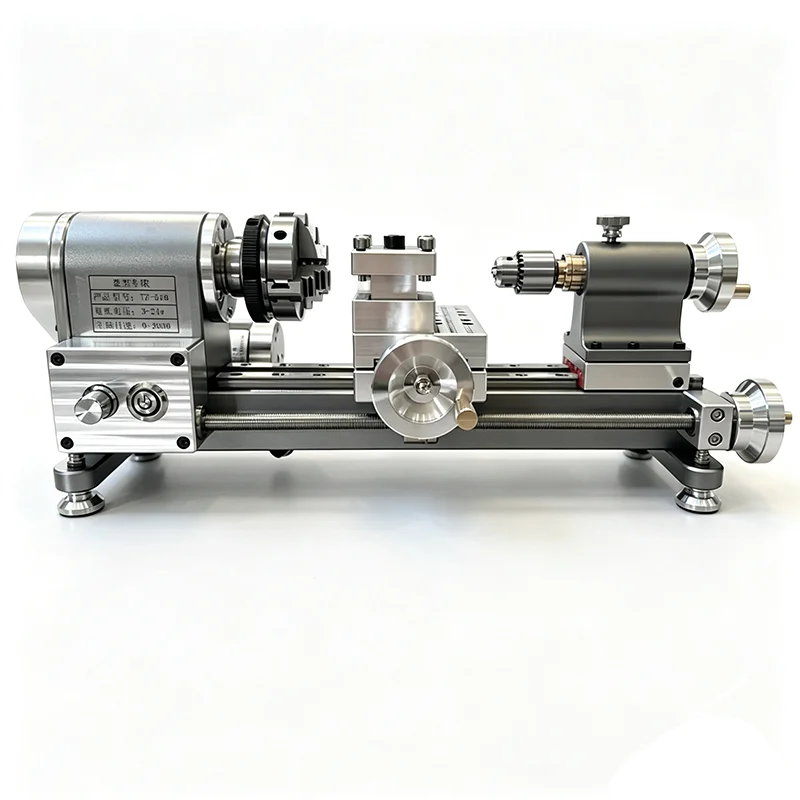 Mini Precision micro Lathe 0-2000RPM Variable Speed DIY micro Lathe Small Turning Milling Drilling Machine