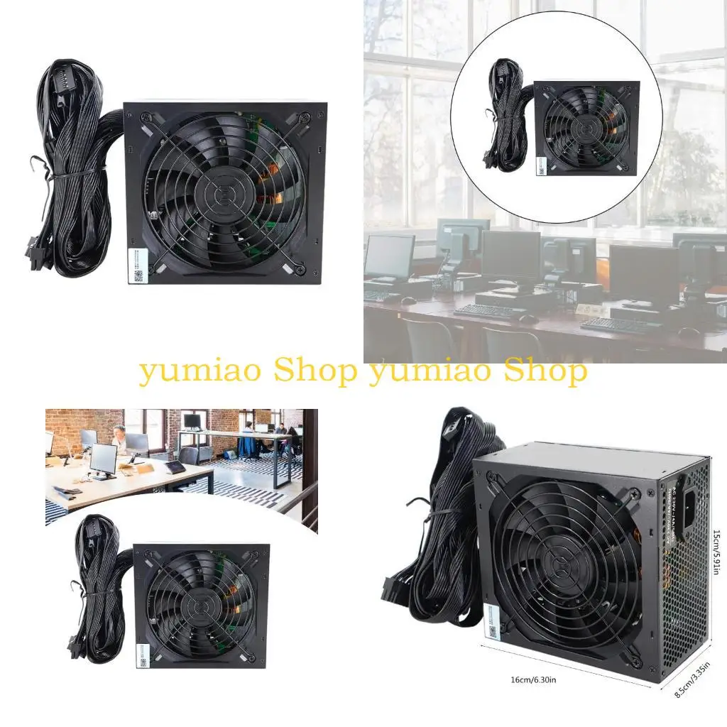 

587B Professional Rate 550W Gaming Power Supply with Quiet Fan Technology and PWM