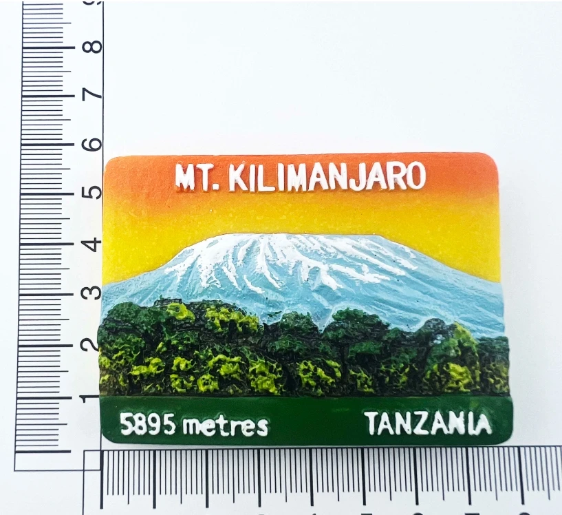 Kilimanjaro, Tanzania, Africa 3d fridge magnets refrigerator magnets home decoration collection gift