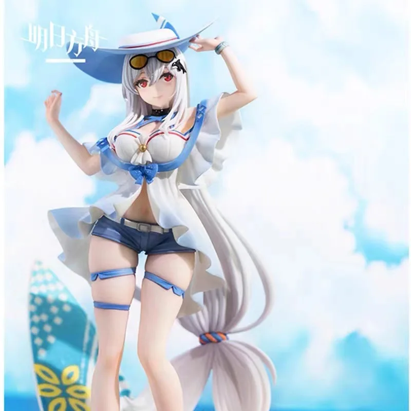 Arknight Skadi Ver Beach – maillot de bain d'été, figurine de dessin animé périphérique, modèle de collection, décoration de bureau, boîte cadeau pour les Fans