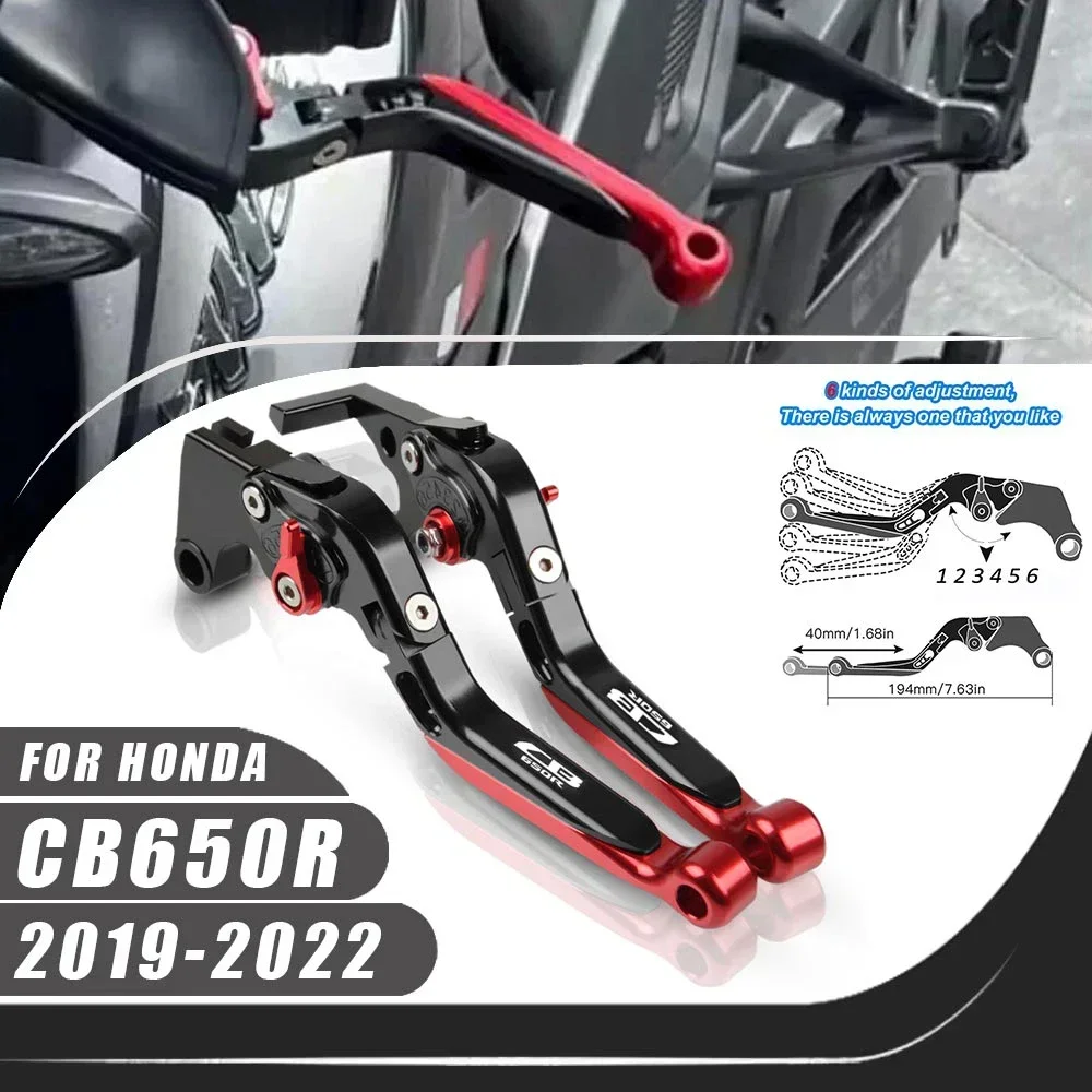 

For Honda CB650R 2019-2022 CB 650R Clutch Lever Brake Lever Set Adjustable Folding Handle Levers Motorcycle Accessories Parts