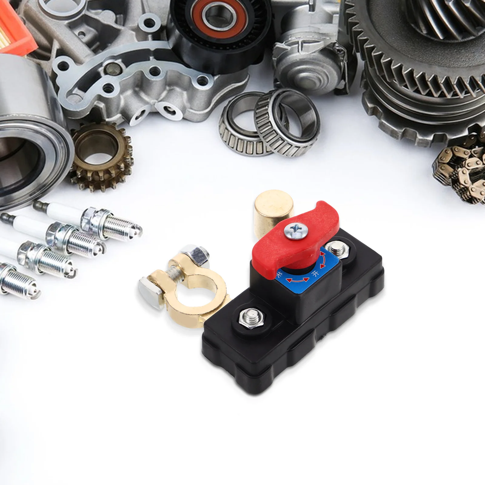 2pcs Disconnect Heavy Duty Cut Off Isolator For Car Marine Rv Truck Anti-Leakage Automotive Power Shut Off Clamp